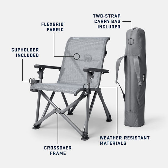 YETI Trailhead Camp Chair [Oversized Item; Extra Shipping Charge*]
