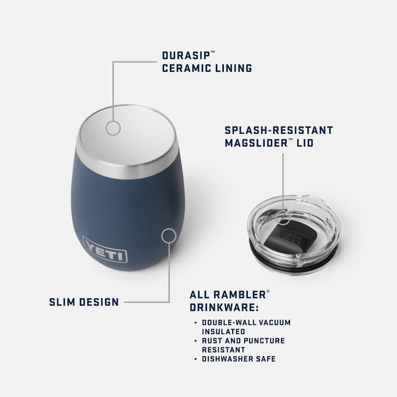 Load image into Gallery viewer, YETI Rambler® 295 ML Wine Tumbler  WITH DURASIP™ CERAMIC LINING
