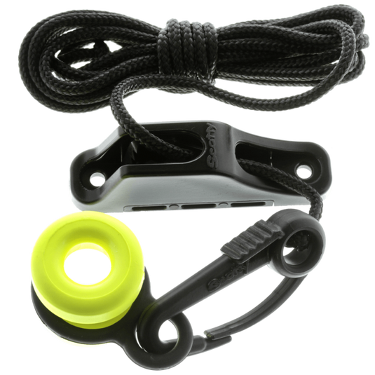 Scotty #3025 Downrigger Weight Retriever, w/ Snap, Fairlead Cleat and 78 of Cord