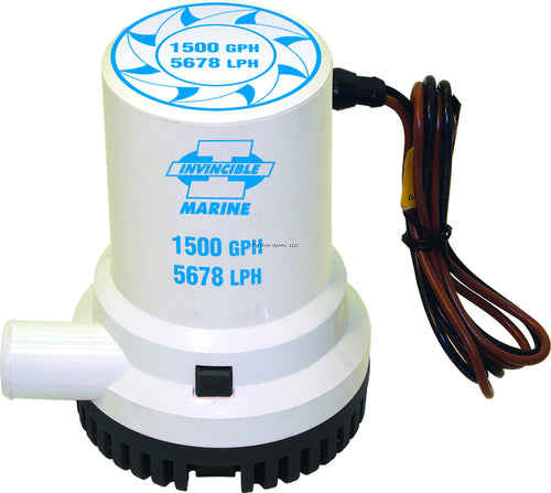 Invincible Marine Bilge Pump 1500 GPH