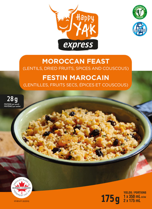 Happy Yak Freeze-Dried Meal Pouches