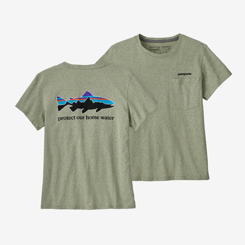 Load image into Gallery viewer, Patagonia Women's Home Water Trout Pocket Responsibili-Tee®
