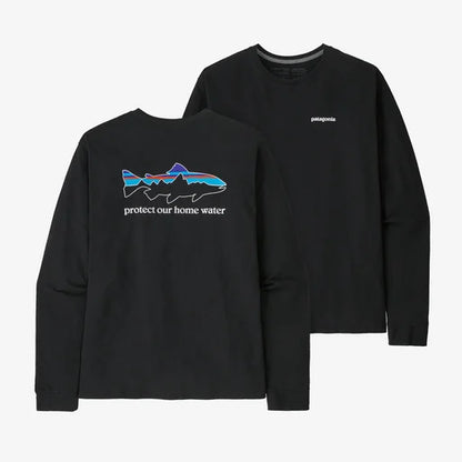 Patagonia Men's Long-Sleeved Home Water Trout Responsibili-Tee®