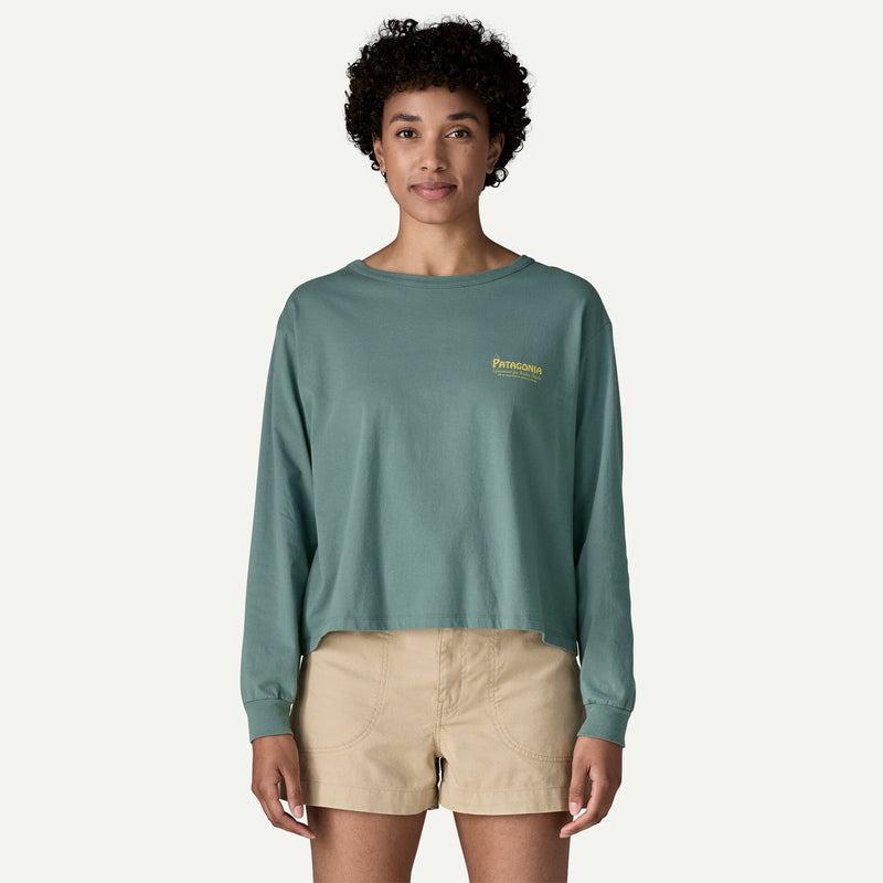 Load image into Gallery viewer, Patagonia Women's Long-Sleeved Water People Banner Easy-Cut T-Shirt
