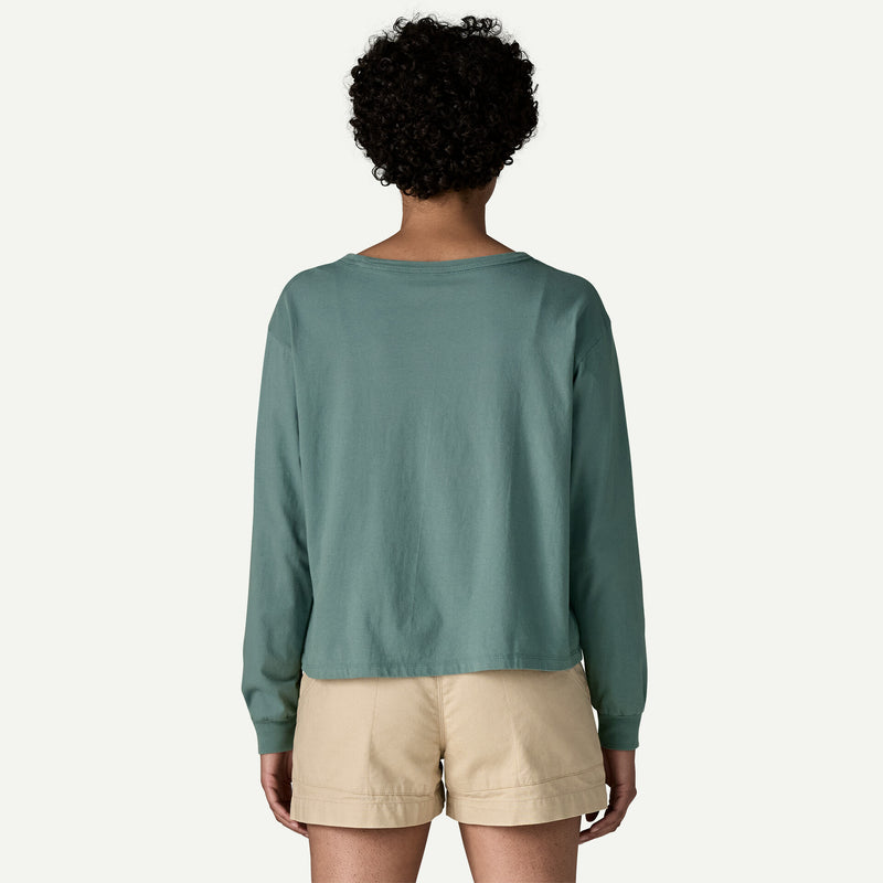 Load image into Gallery viewer, Patagonia Women's Long-Sleeved Water People Banner Easy-Cut T-Shirt
