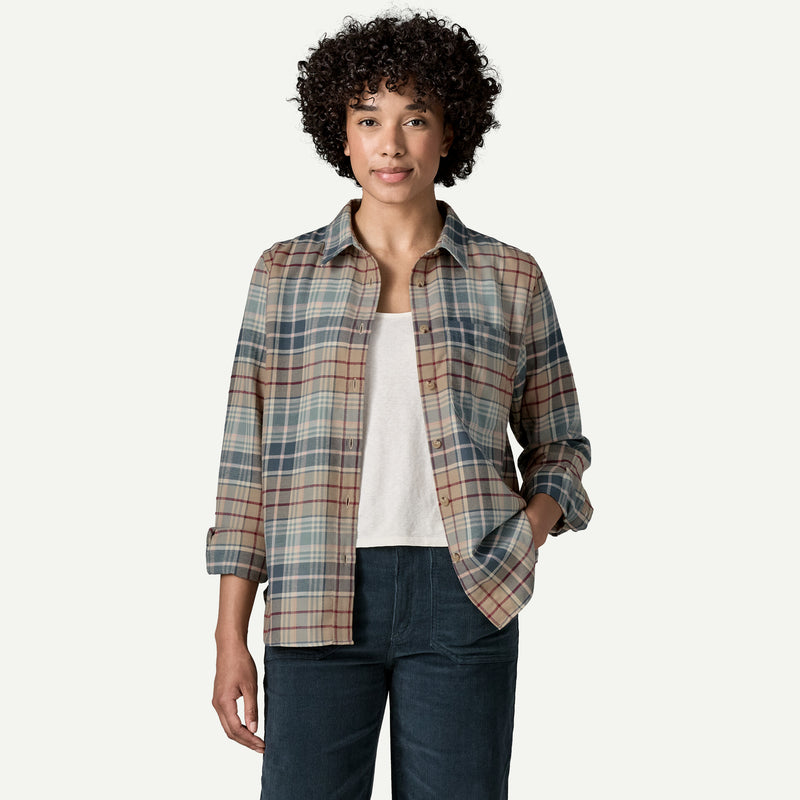 Load image into Gallery viewer, Patagonia Women's Lightweight Fjord Flannel Shirt
