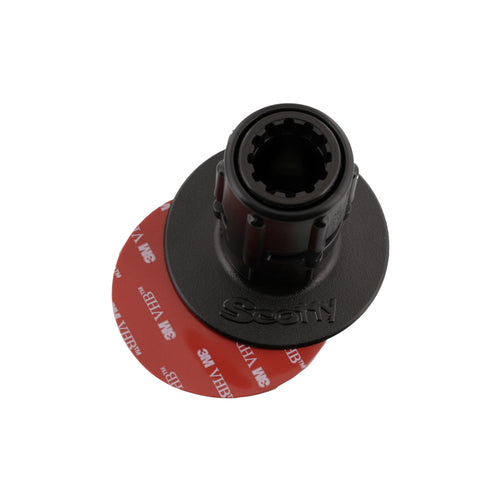 Scotty  #448 Stick-On Accessory Mount with Gear-Head 3