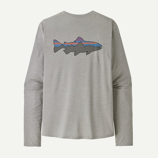 Patagonia Men's Long-Sleeved Capilene® Cool Sun Shirt - Fitz Roy Trout