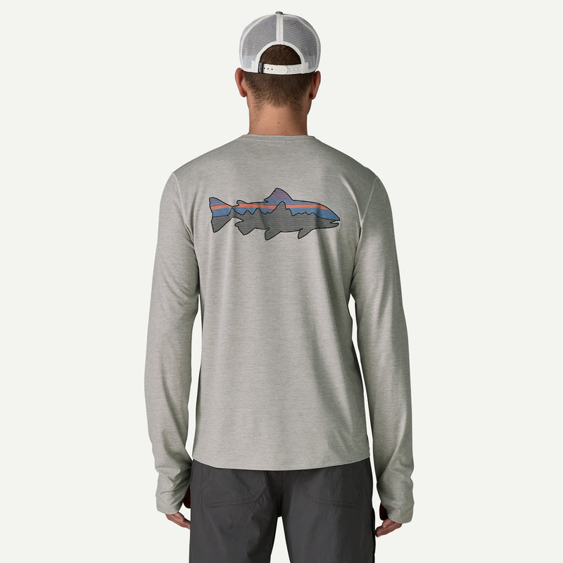 Load image into Gallery viewer, Patagonia Men's Long-Sleeved Capilene® Cool Sun Shirt - Fitz Roy Trout
