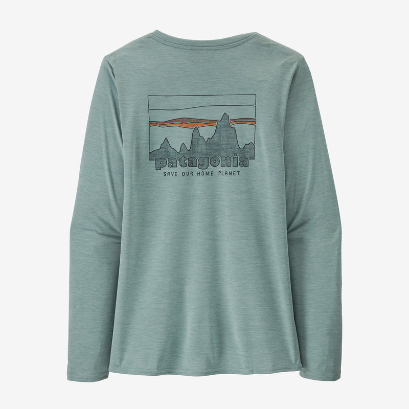 Load image into Gallery viewer, Patagonia Women&#39;s Long-Sleeved Capilene® Cool Daily Graphic Shirt
