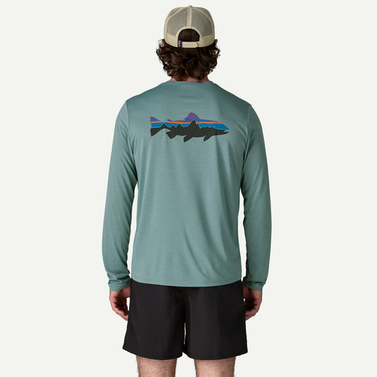 Patagonia Men's Long-Sleeved Capilene® Cool Daily Shirt - Fitz Roy Trout