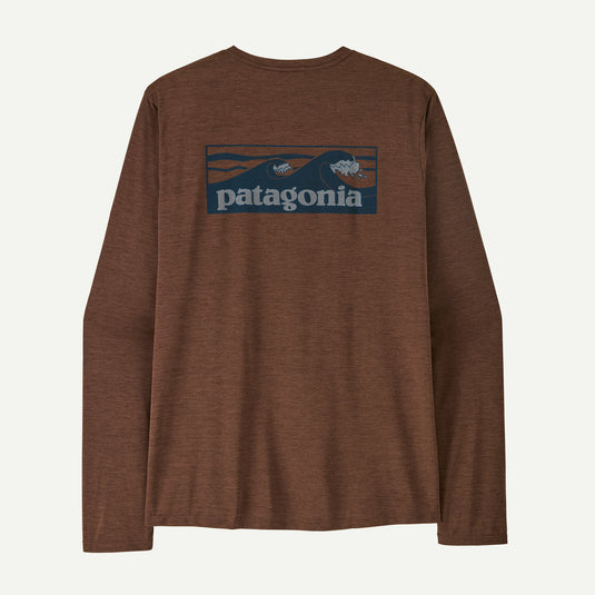 Patagonia Men's Long-Sleeved Capilene® Cool Daily Shirt - Boardshort Logo