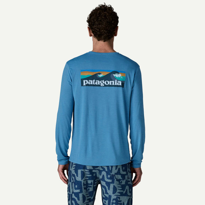 Load image into Gallery viewer, Patagonia Men's Long-Sleeved Capilene® Cool Daily Shirt - Boardshort Logo
