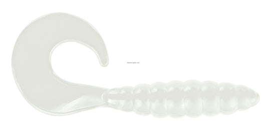 Apex Curly Tail 3" White