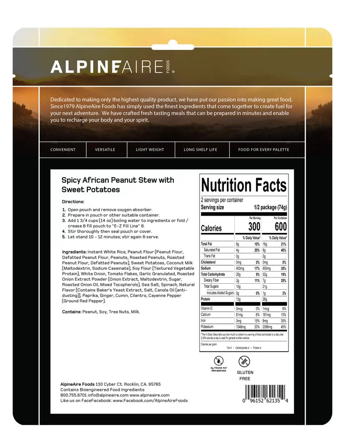 Load image into Gallery viewer, #flavor_spicy african-style peanut stew w/ sweet potatoes
