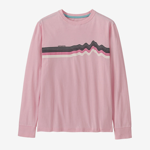 Patagonia Kids' Long-Sleeved Regenerative Organic Certified™ Cotton Ridge Rise Stripe T-Shirt