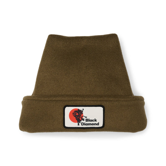 Black Diamond Pointed Fleece Beanie