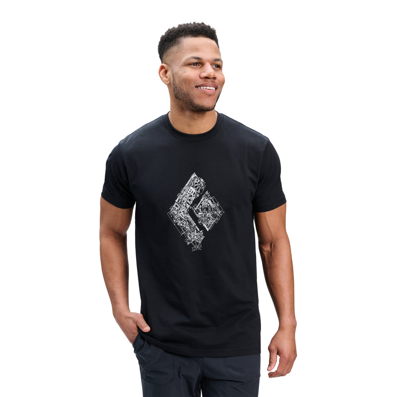 Load image into Gallery viewer, Black Diamond Men's Engineered Diamond Short Sleeve Tee
