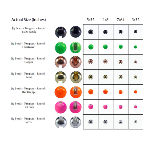 MFC Tungsten JIG Beads - 20pk