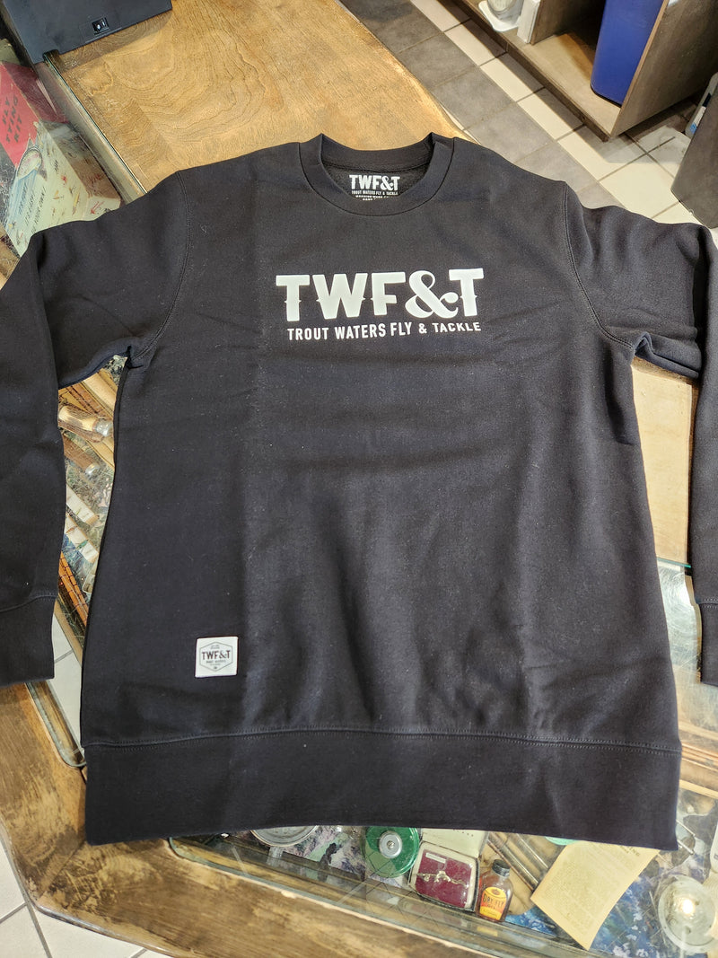Load image into Gallery viewer, Trout Waters Fly &amp; Tackle Crewneck Sweatshirt
