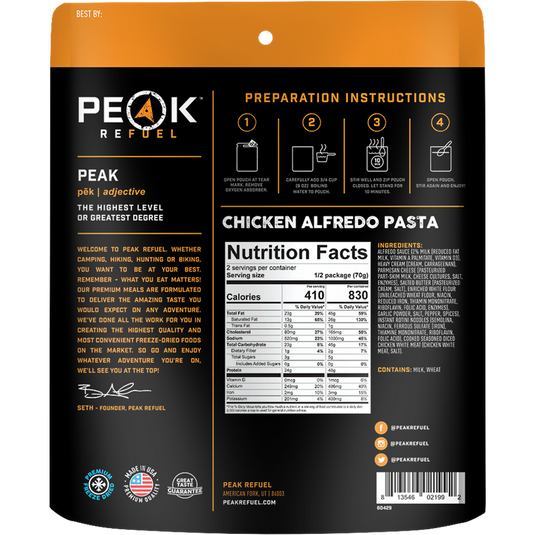 Peak Refuel Meal Pouches