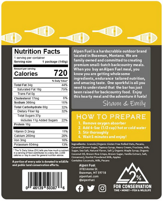 Peak Refuel Meal Pouches