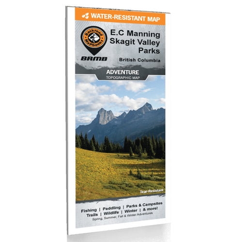Backroad Mapbooks Water-resistant Map - E.C Manning Skagit Valley Parks BC - Adventure