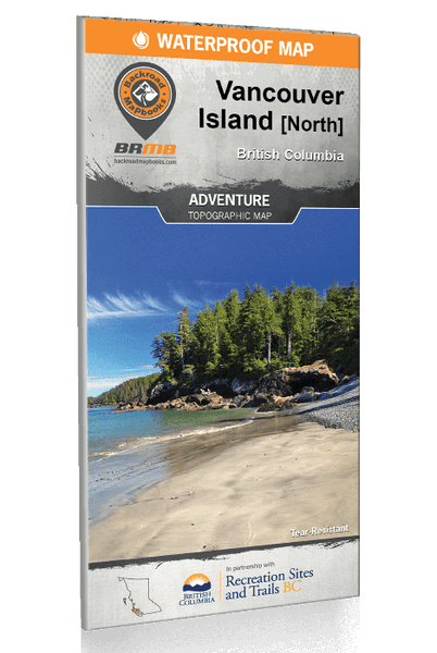 Backroad Mapbooks Waterproof Map - Vancouver Island North BC - Adventure