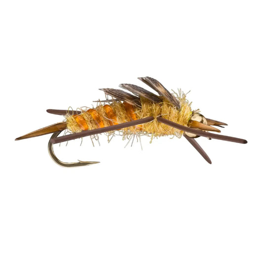MFC Beadhead Tan Rubberleg Stonefly Nymph