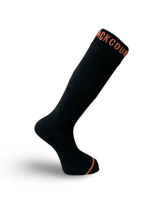 Backcountry Skinz Waterproof Merino Wool Black Knee High Socks