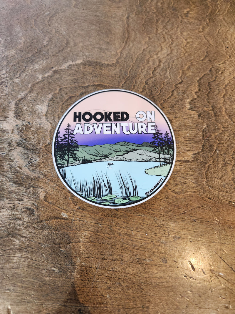 Load image into Gallery viewer, Hooked on Adventure Stickers
