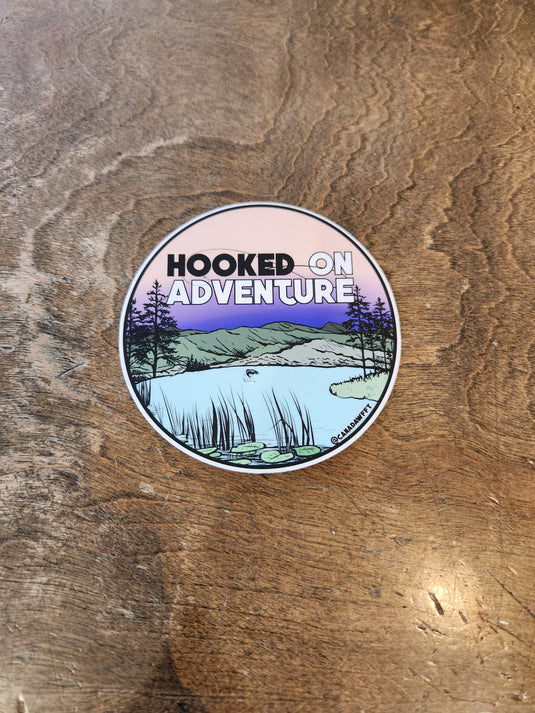 Hooked on Adventure Stickers