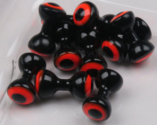 Hareline X-Large Double Pupil Brass Eyes