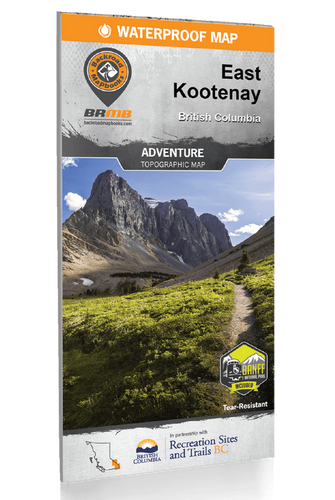 Backroad Mapbooks Waterproof Map - East Kootenay BC 3rd Edition - Adventure