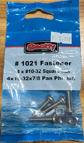 Scotty #1021 Fastener Replacements