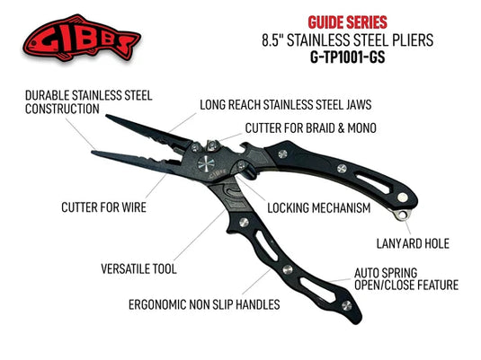 Gibbs Guide Series Stainless Steel Pliers