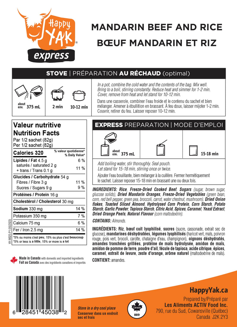 Load image into Gallery viewer, Happy Yak Freeze-Dried Meal Pouches
