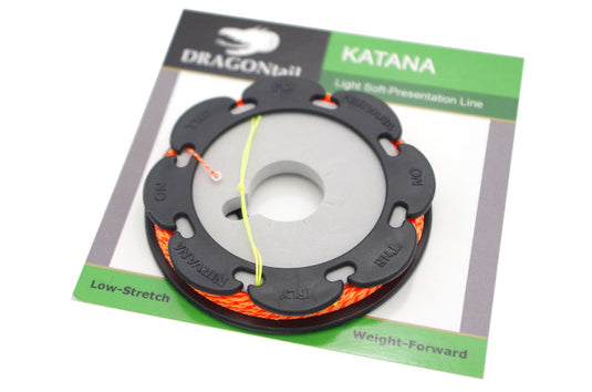 DRAGONtail Katana Furled Tenkara Line