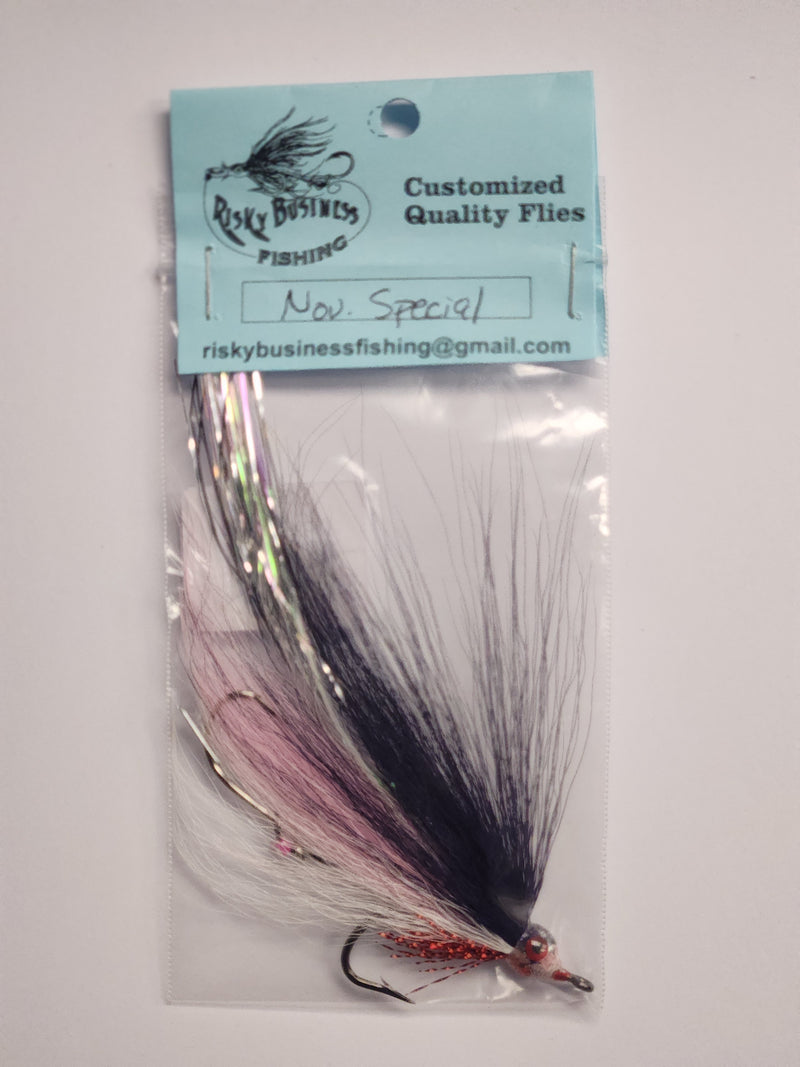 Load image into Gallery viewer, Risky Business 4&quot; Bucktail Flies
