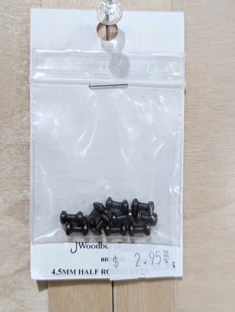 Load image into Gallery viewer, TW Dumbell Eyes Multi-Packs - Black Nickel
