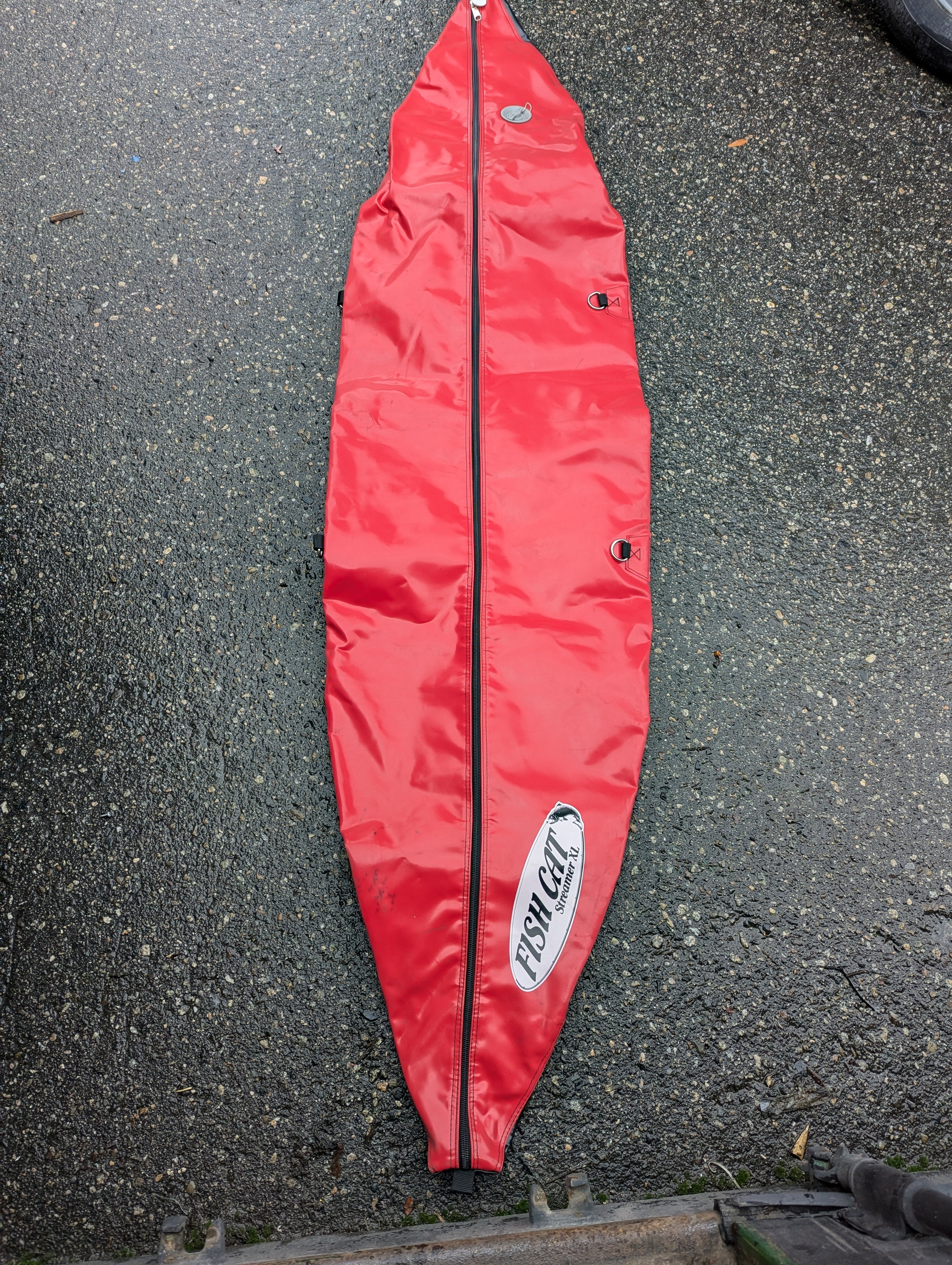 Outcast Fish Cat Streamer XL Bladder - Red – TW Outdoors