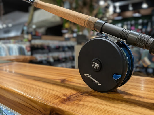 Luhr Jensen Mooching Rod and LJ Mooching Reel [Oversized Item; Extra Shipping Charge*]