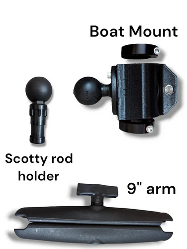 Summit Fishing Equipment Transducer Pole Boat Mount kit