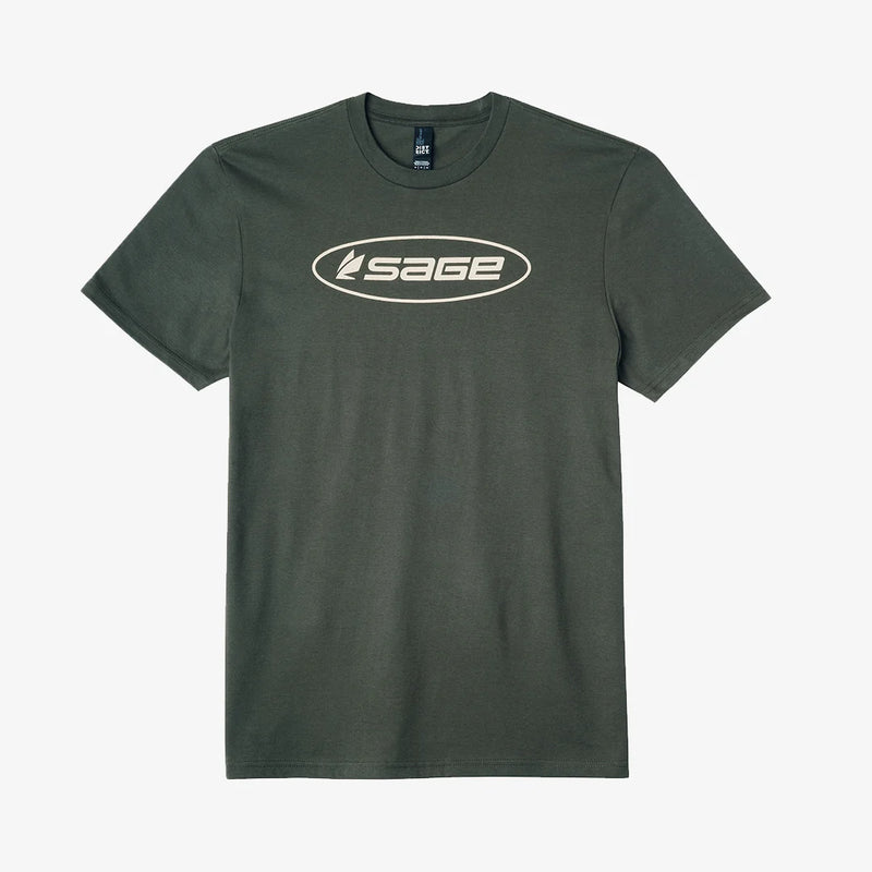 Load image into Gallery viewer, Sage Oval Logo Tee - GRAY FROST
