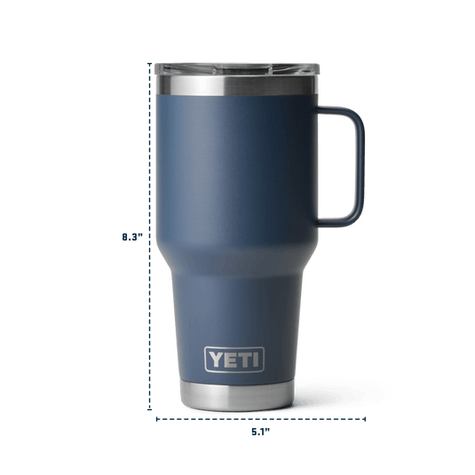 YETI Rambler 30 Oz. (887 ml) Travel Mug with Stronghold Lid