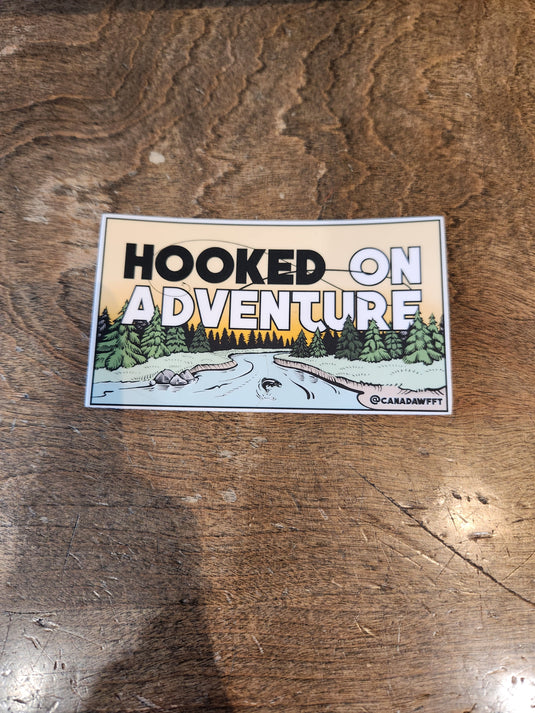 Hooked on Adventure Stickers