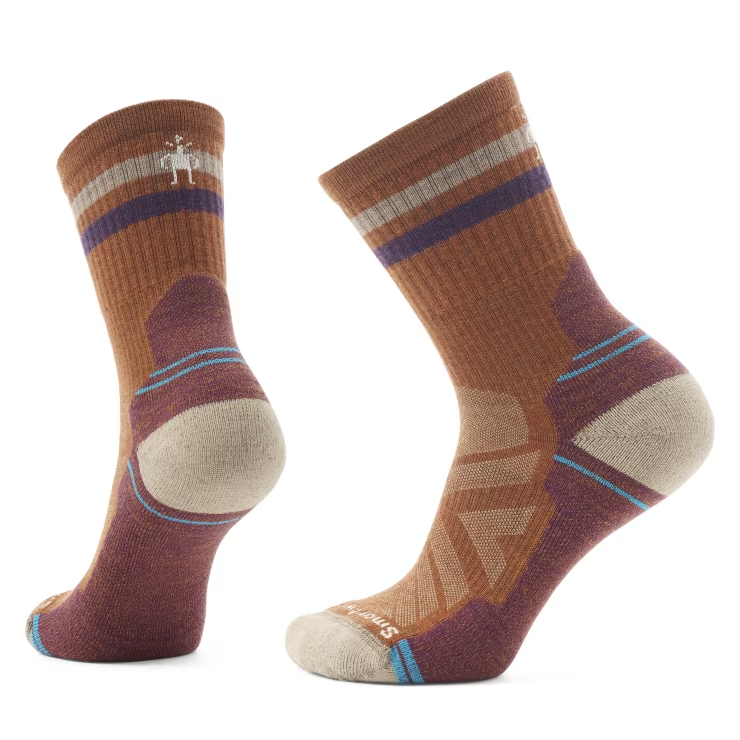 Load image into Gallery viewer, Smartwool Women&#39;s Hike Light Cushion Tube Stripe Crew Socks
