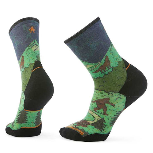 Smartwool Trail Run Neature Print Crew Socks