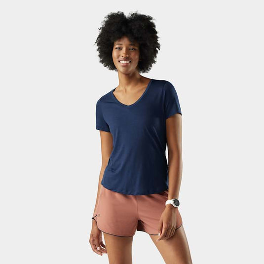 Smartwool Women's Active Ultralite V-Neck Short Sleeve