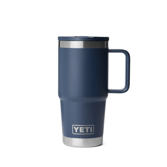 YETI Rambler 20 oz Travel Mug w/ Colour-Matched Straw Lid